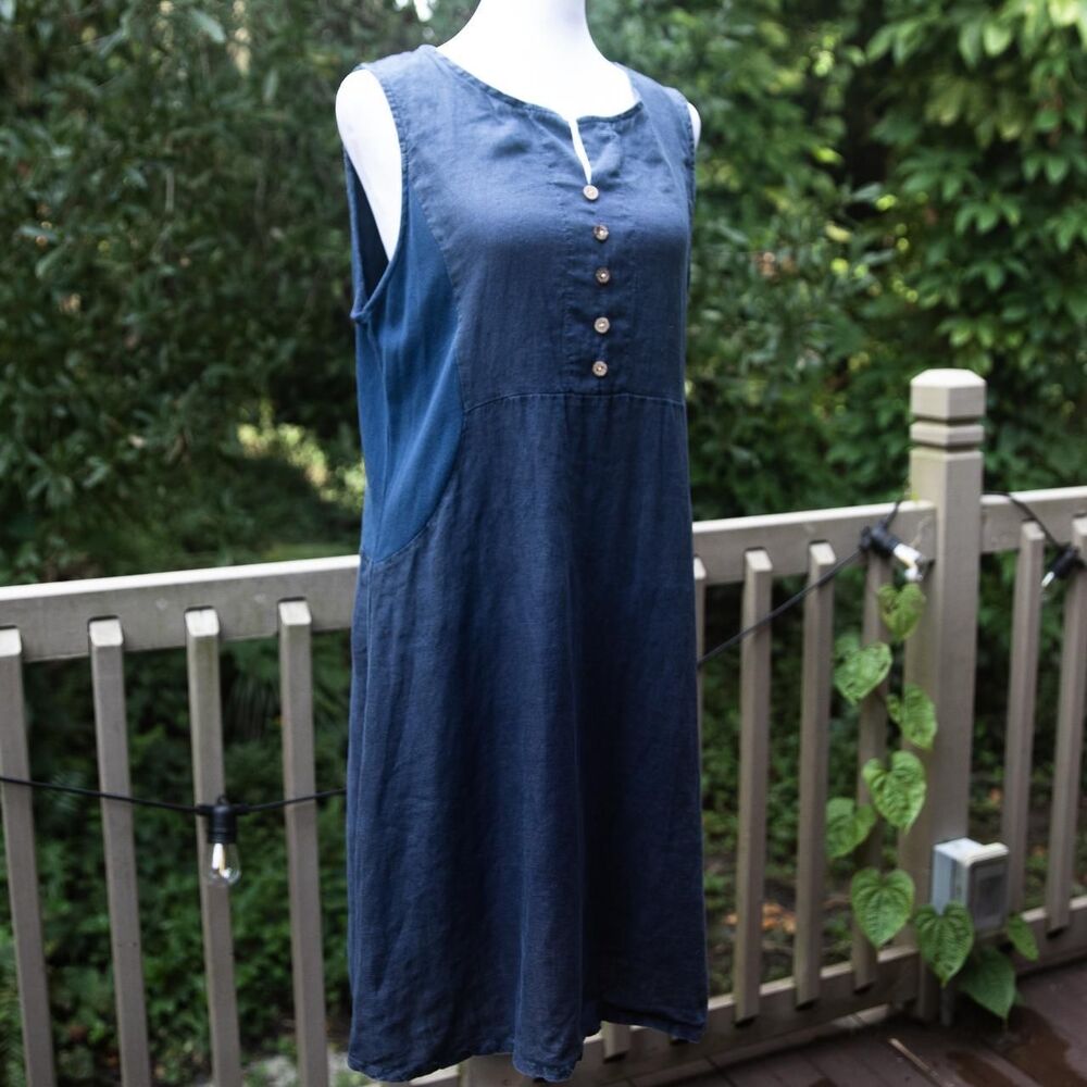 Unbranded Women's Blue and Navy Dress